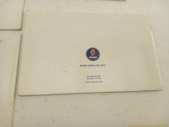 Saab 903 Owners Manual Booklet