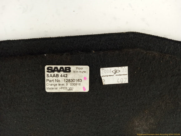 Saab 903 Trunk Spare Tire Floor Carpet