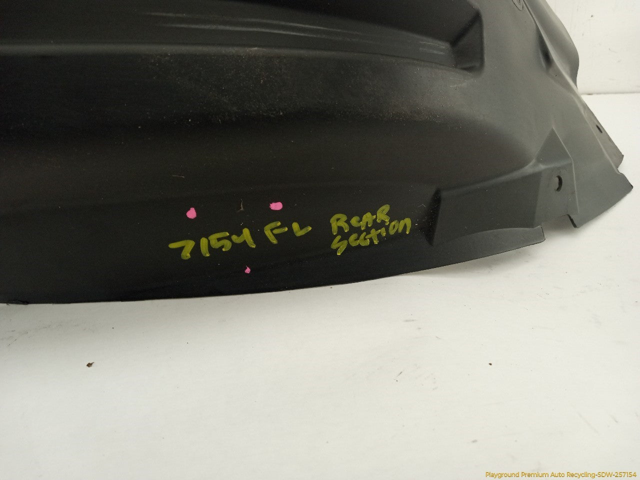 Cadillac CTS Driver Left Front Rearward Inner Fender Liner