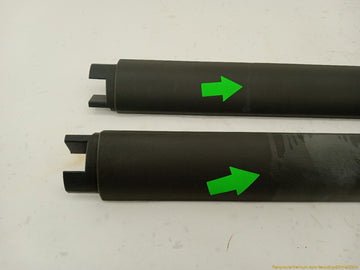 Saab 9-3 Pair Of Front Door Sill Scuff Plate Trim - 0