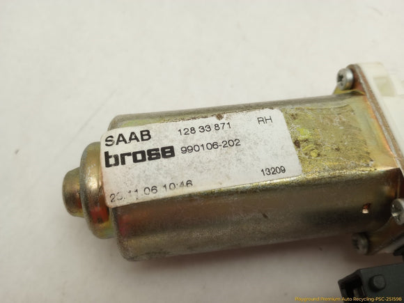 Saab 9-3 Passenger Right Front Power Window Motor