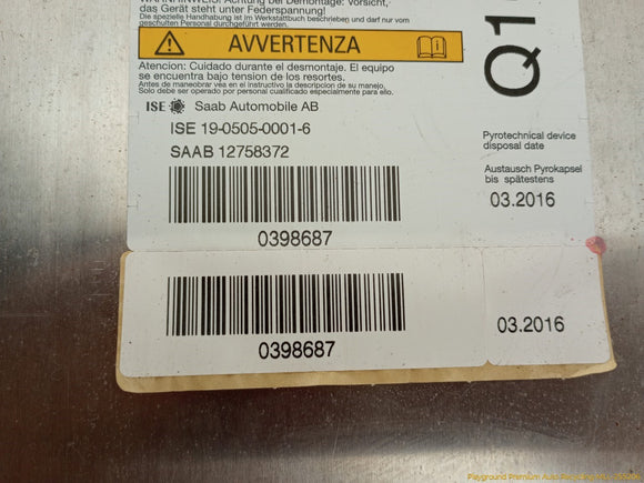 Saab 903 Driver Left Rear Rollover Bar