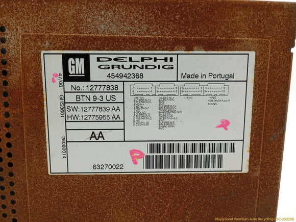 Saab 903 Navigation Info Display Screen