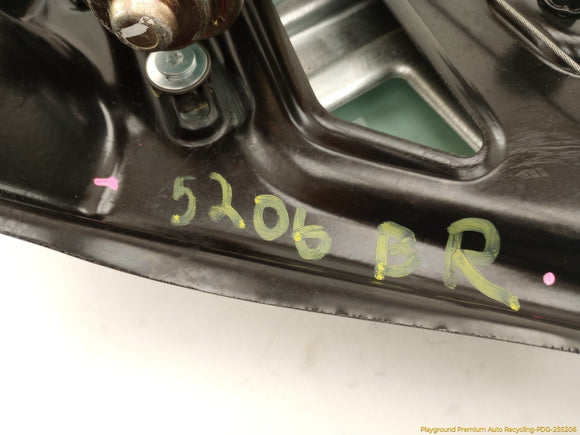 Saab 903 Passenger Right Rear Quarter Window Regulator & Glass