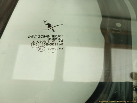 Saab 903 Driver Left Rear Quarter Window Regulator & Glass