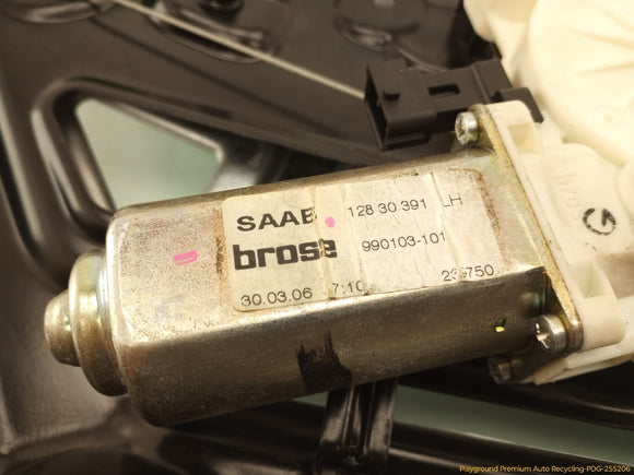 Saab 903 Driver Left Rear Quarter Window Regulator & Glass