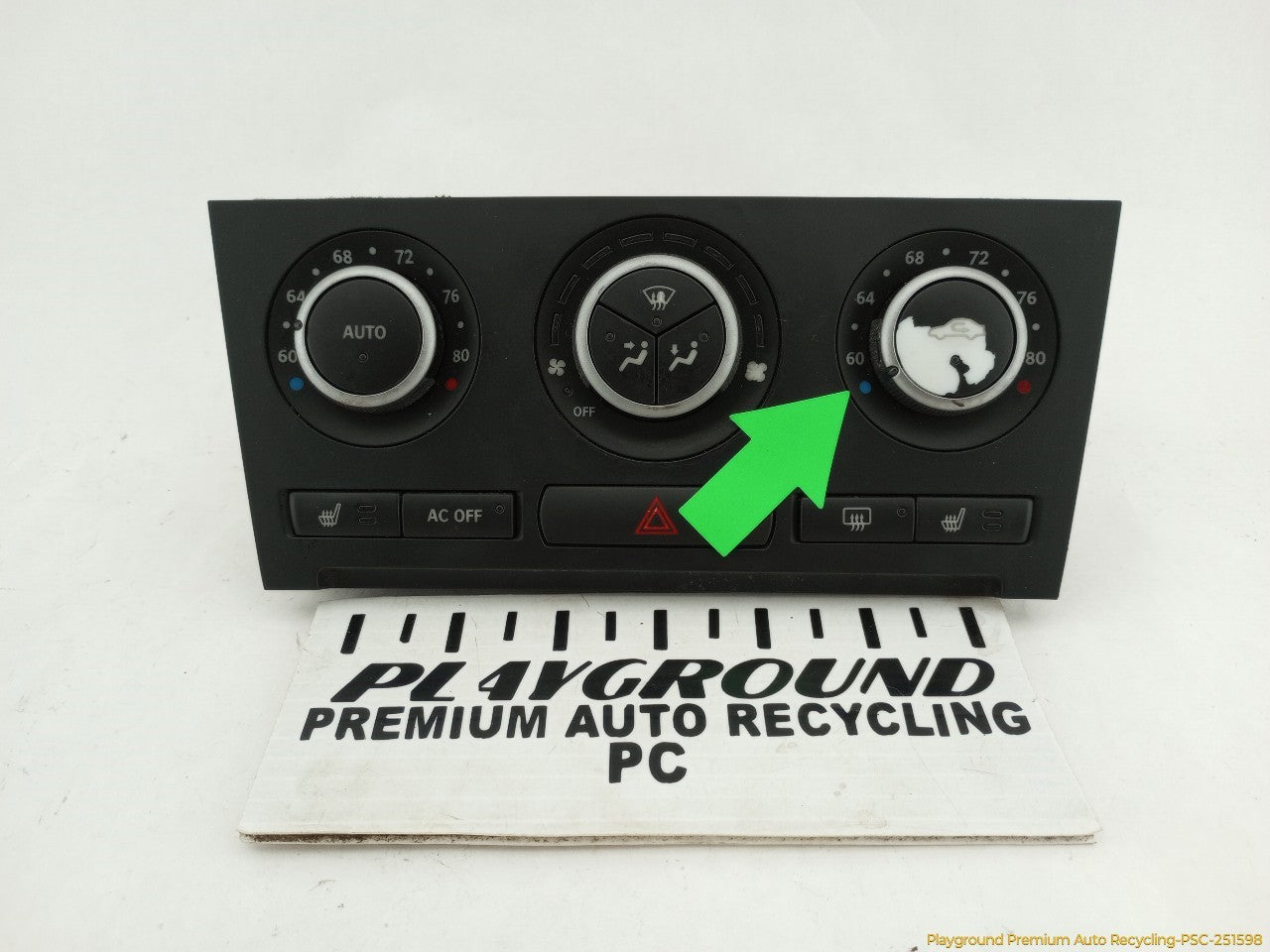 Saab 9-3 Climate Control Switch