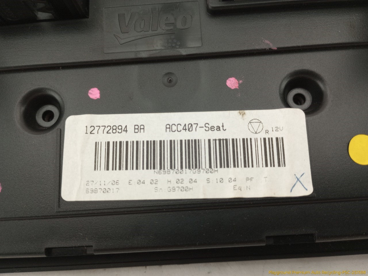 Saab 9-3 Climate Control Switch
