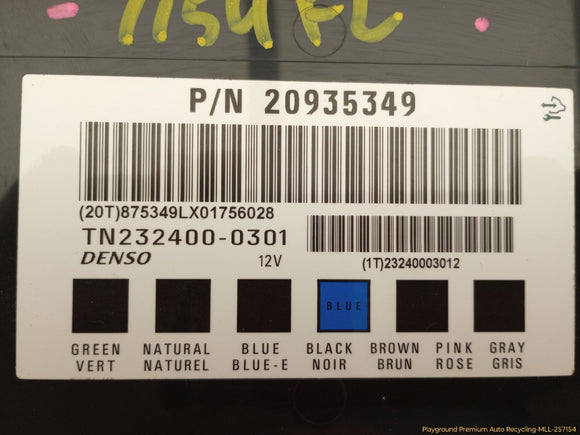 Cadillac CTS Body Control Module