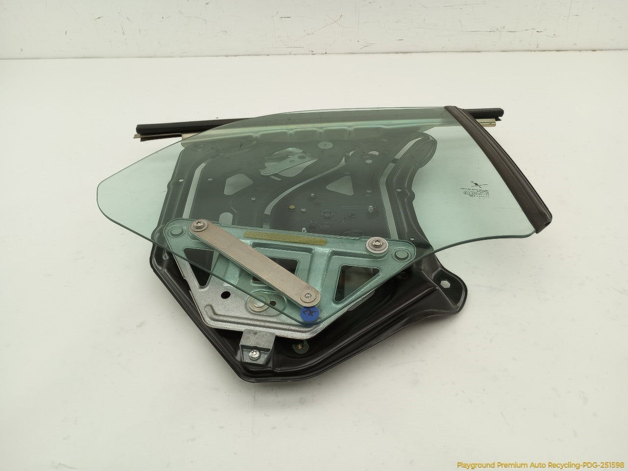 Saab 9-3 Passenger Right Rear Quarter Window Regulator & Glass - 0