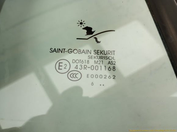 Saab 9-3 Passenger Right Rear Quarter Window Regulator & Glass