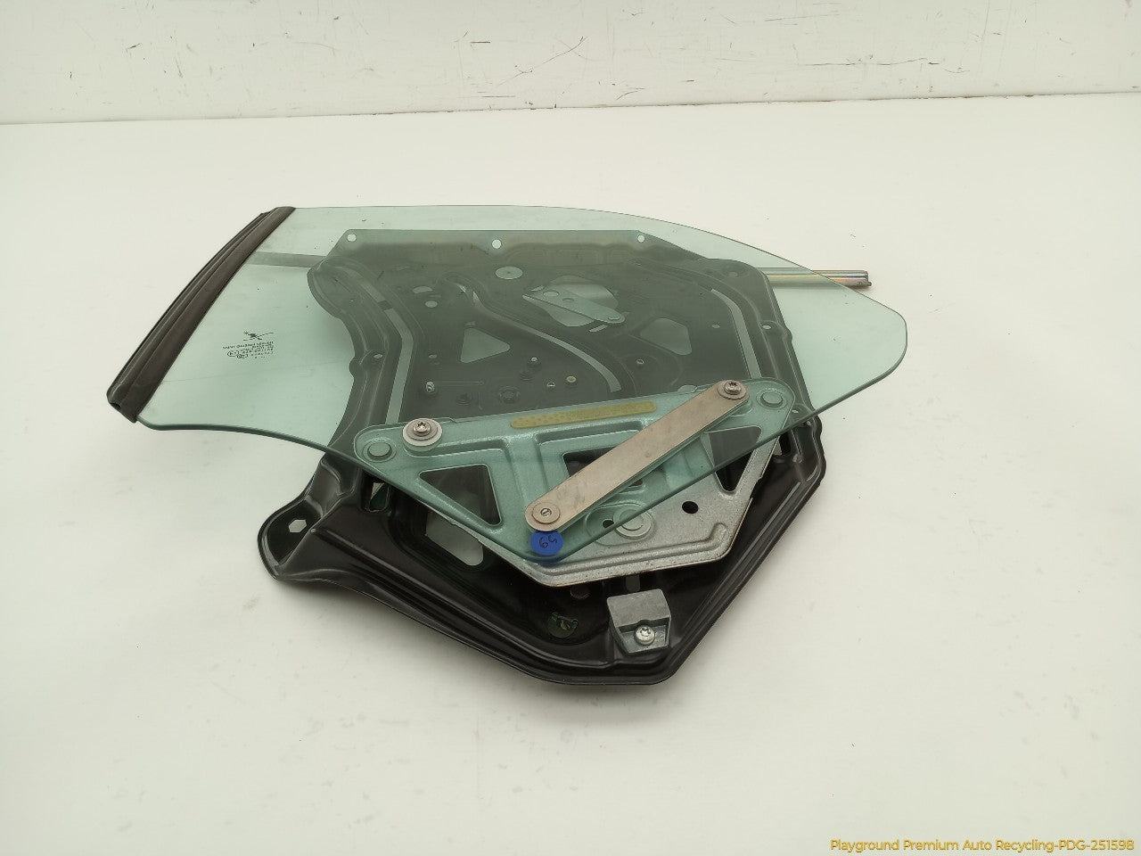 Saab 9-3 Driver Left Rear Quarter Window Regulator & Glass - 0