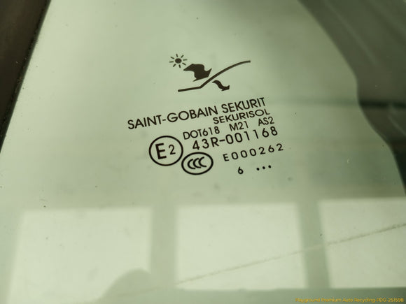 Saab 9-3 Driver Left Rear Quarter Window Regulator & Glass