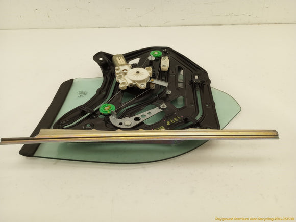 Saab 9-3 Driver Left Rear Quarter Window Regulator & Glass