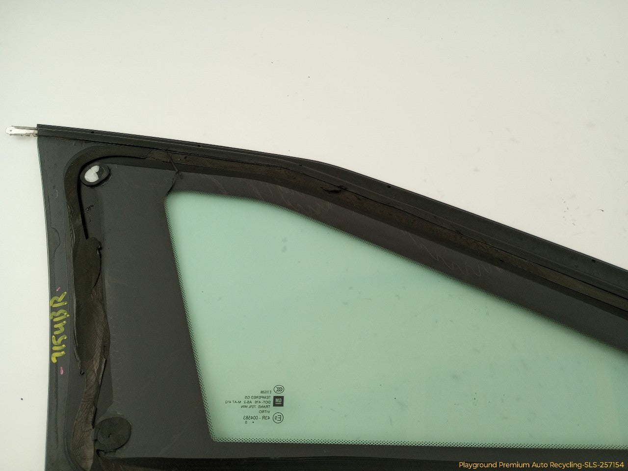 Cadillac CTS Passenger Right Rear Quarter Window Glass