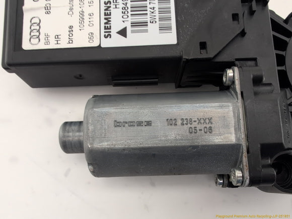 Audi S4 Passenger Right Rear Power Window Motor