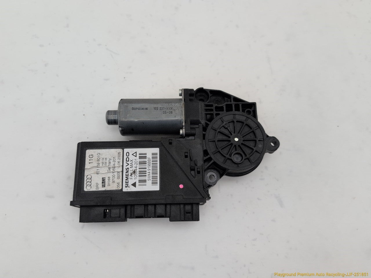 Audi S4 Driver Left Front Power Window Motor