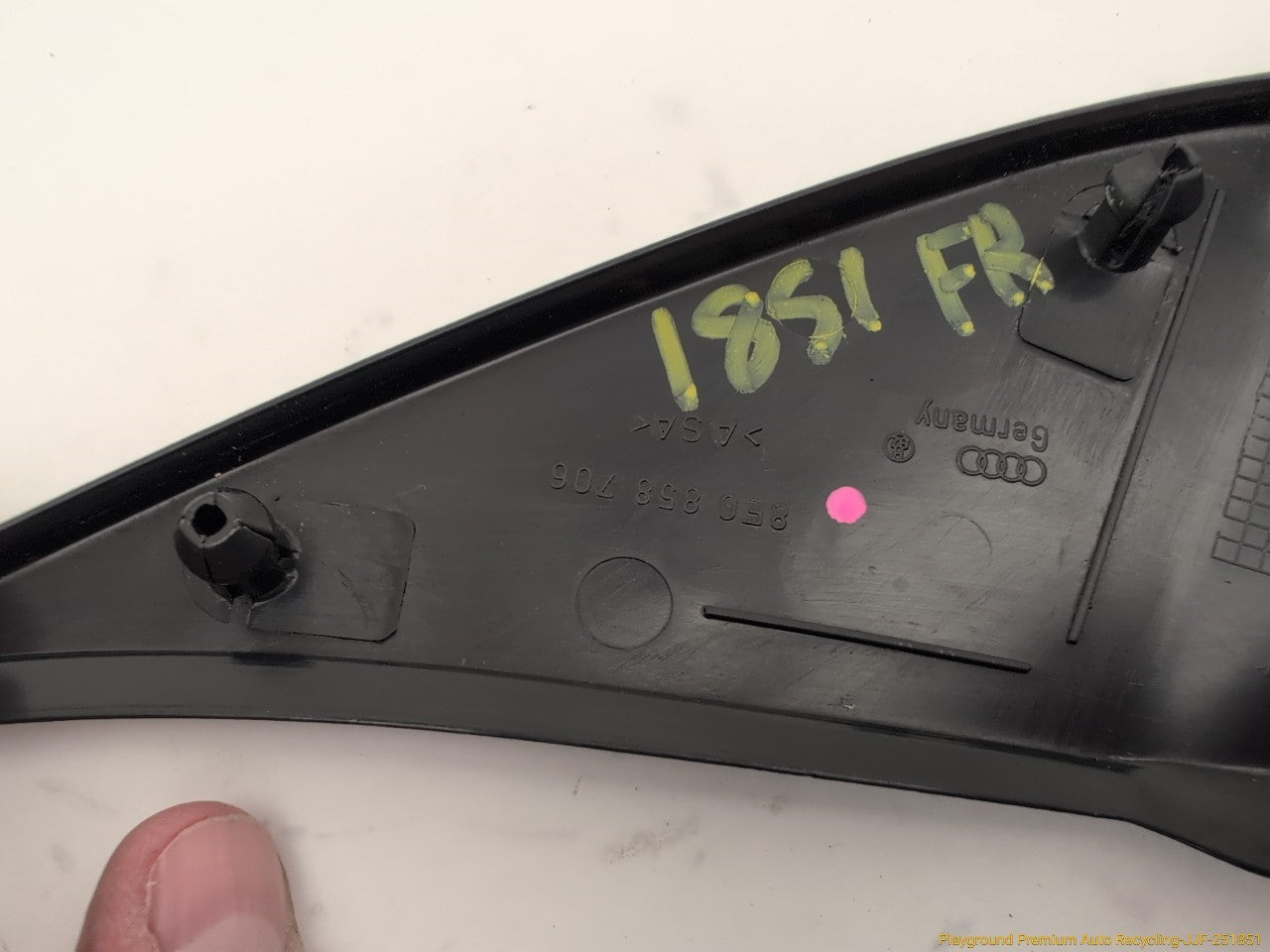 Audi S4 Pair Of Interior Side Mirror Cover Trim
