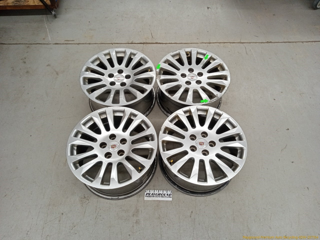 Cadillac CTS Set Of 4 Alloy Staggered Wheels 14 Spoke