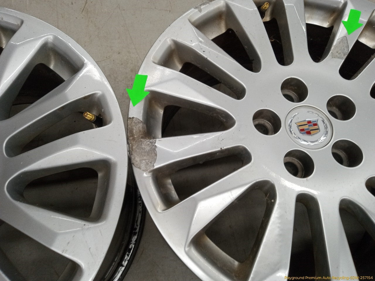 Cadillac CTS Set Of 4 Alloy Staggered Wheels 14 Spoke