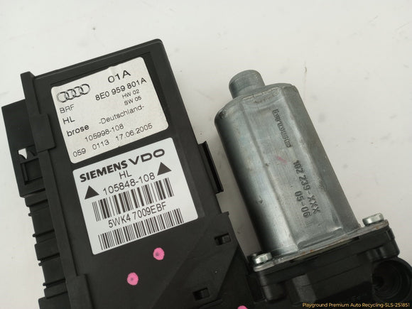 Audi S4 Driver Left Rear Power Window Motor