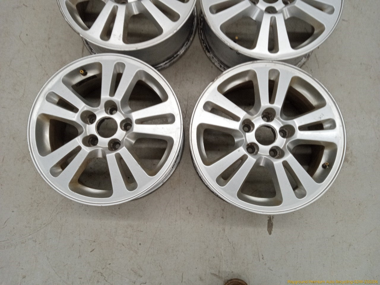 Saab 903 Set Of 4 Alloy Wheels 5 Double Spoke