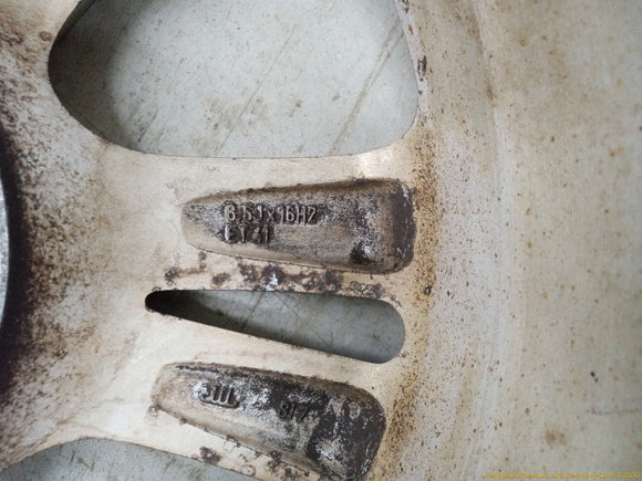 Saab 903 Set Of 4 Alloy Wheels 5 Double Spoke