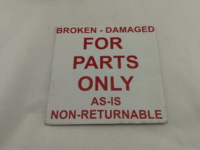 Saab 9-3 **AS IS** Front Bumper Cover