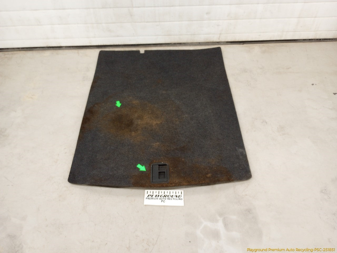 Audi S4 Rear Trunk Spare Tire Floor Carpet