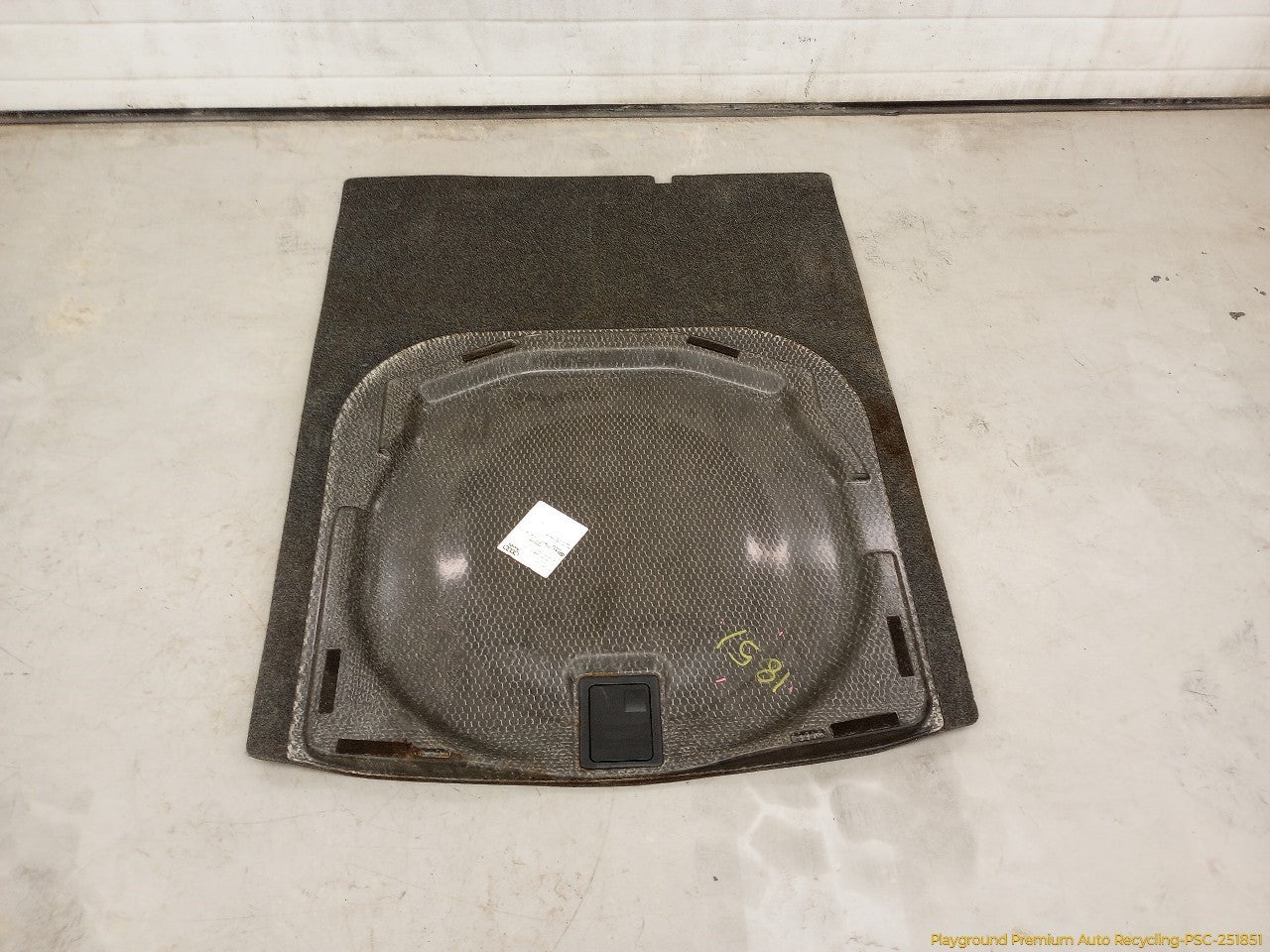 Audi S4 Rear Trunk Spare Tire Floor Carpet - 0