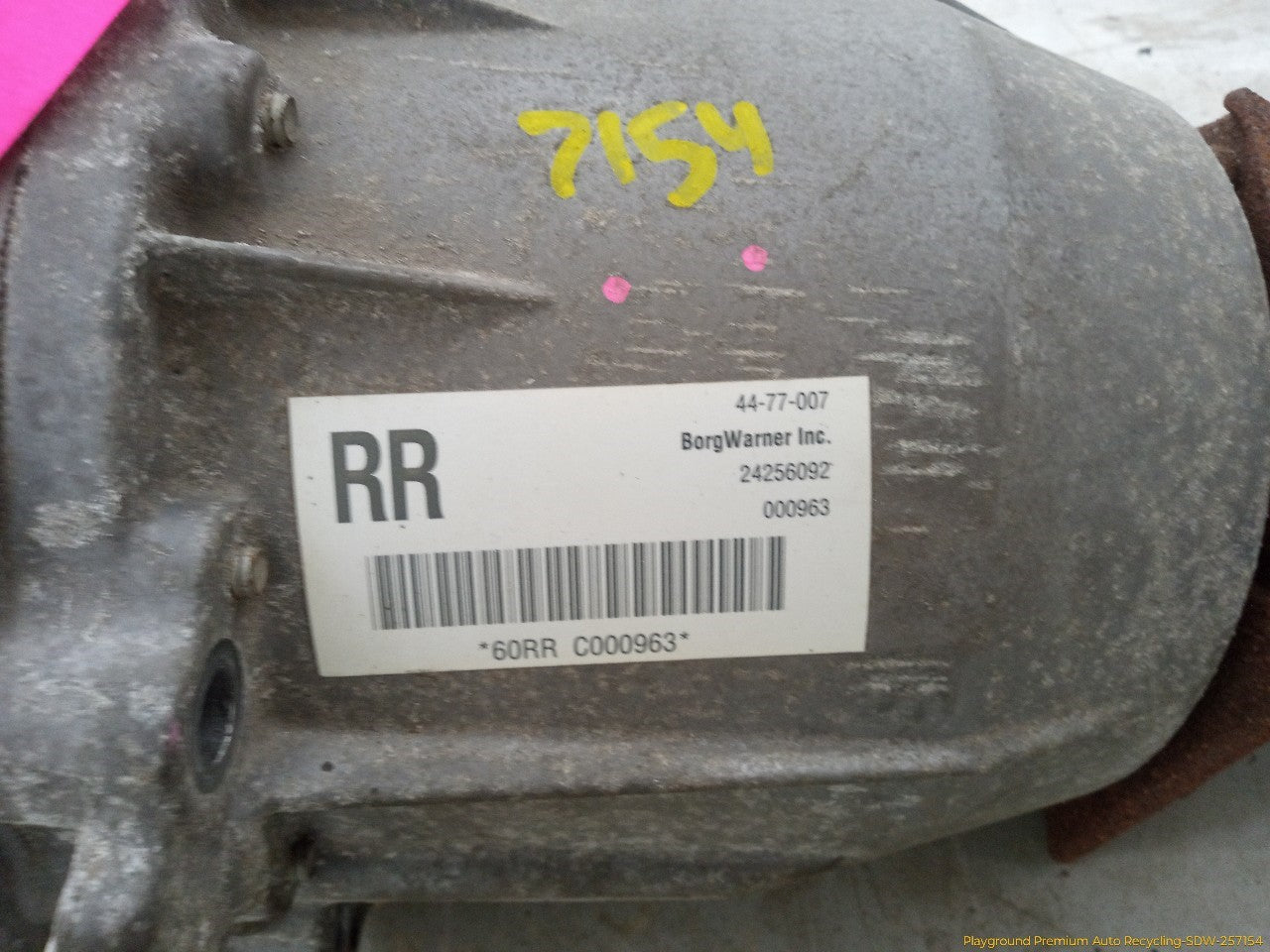 Cadillac CTS Transfer Case