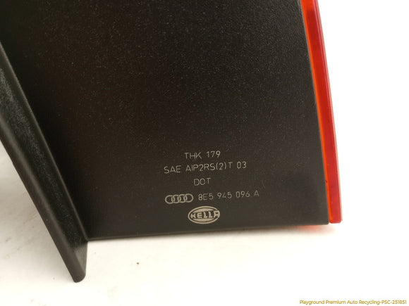 Audi S4 Passenger Right Tail Lamp