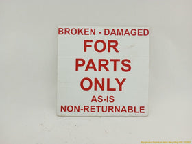 Audi S4 **AS IS** Passenger Right Power Side View Mirror