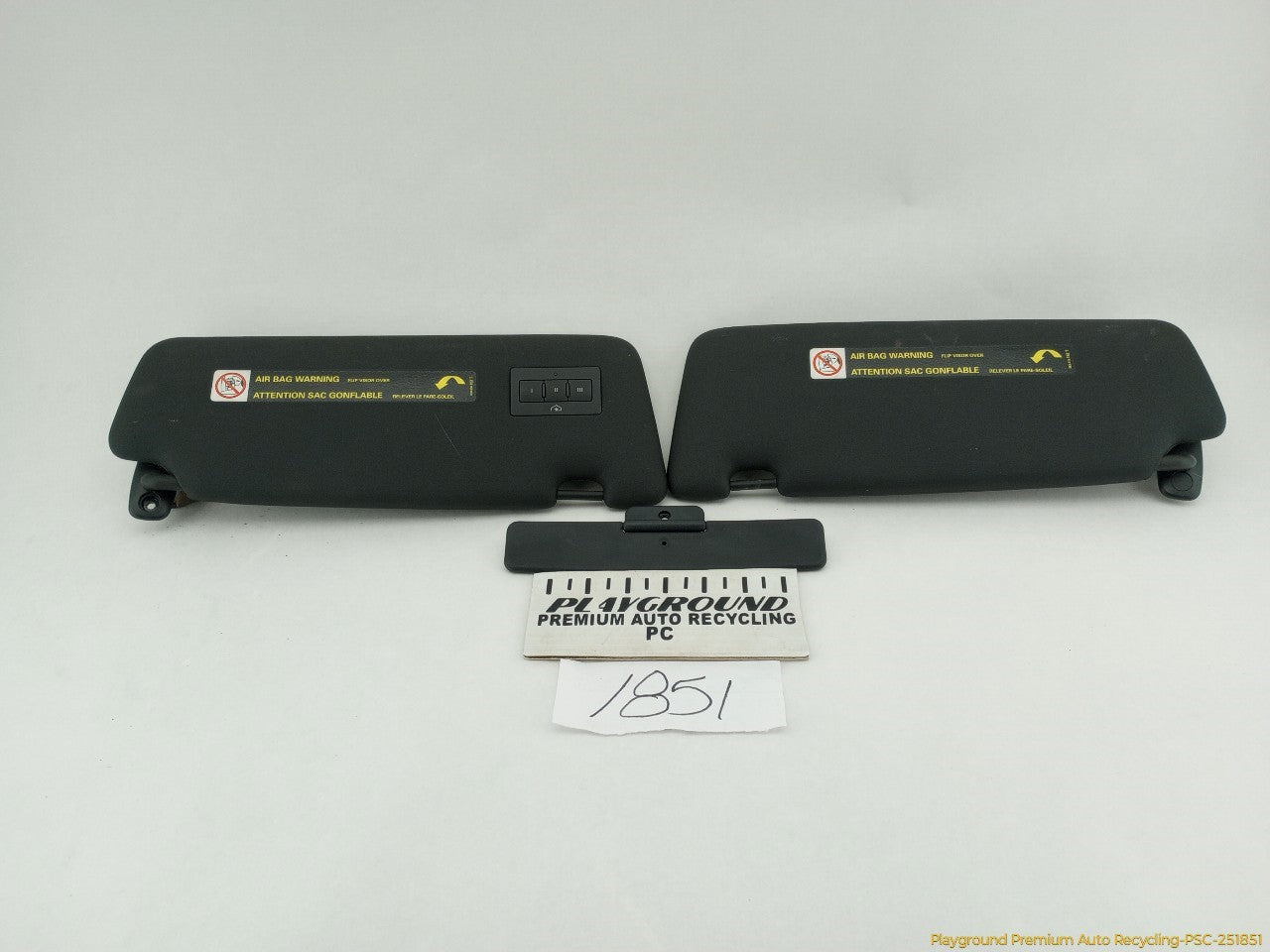 Audi S4 Pair Of Sun Visors