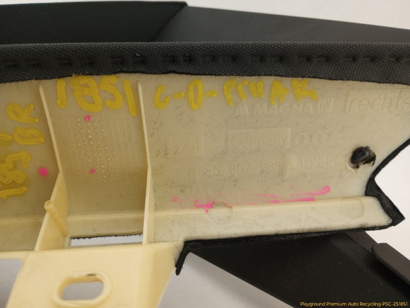 Audi S4 Pair Of Rear Quarter Window Trim