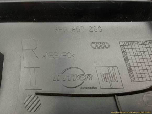 Audi S4 Pair Of Rear Quarter Window Trim