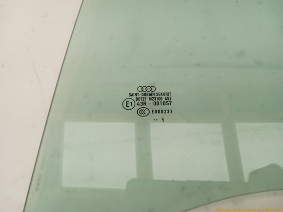 Audi S4 Driver Left Rear Door Window Glass