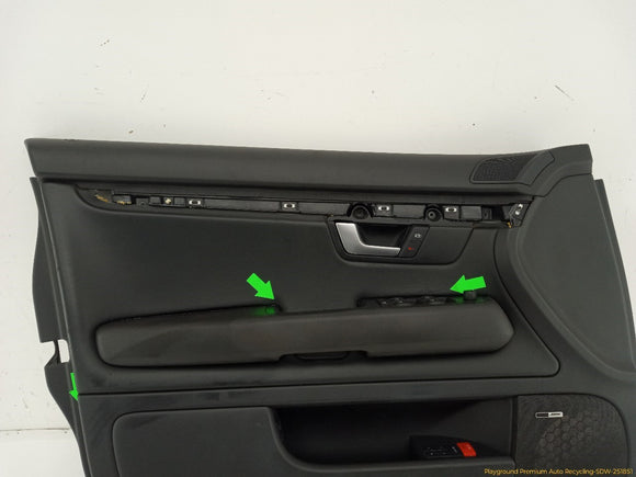 Audi S4 Driver Left Front Door Trim