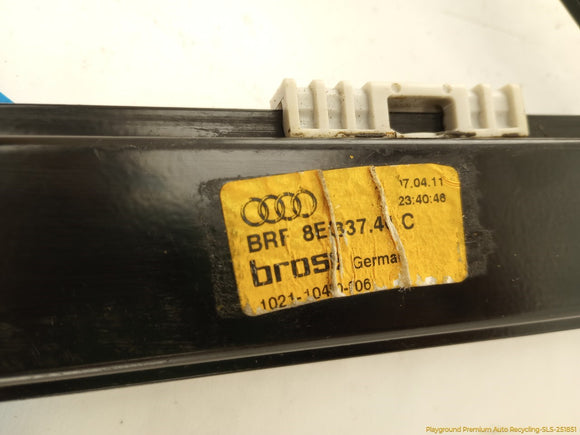 Audi S4 Driver Left Front Window Regulator