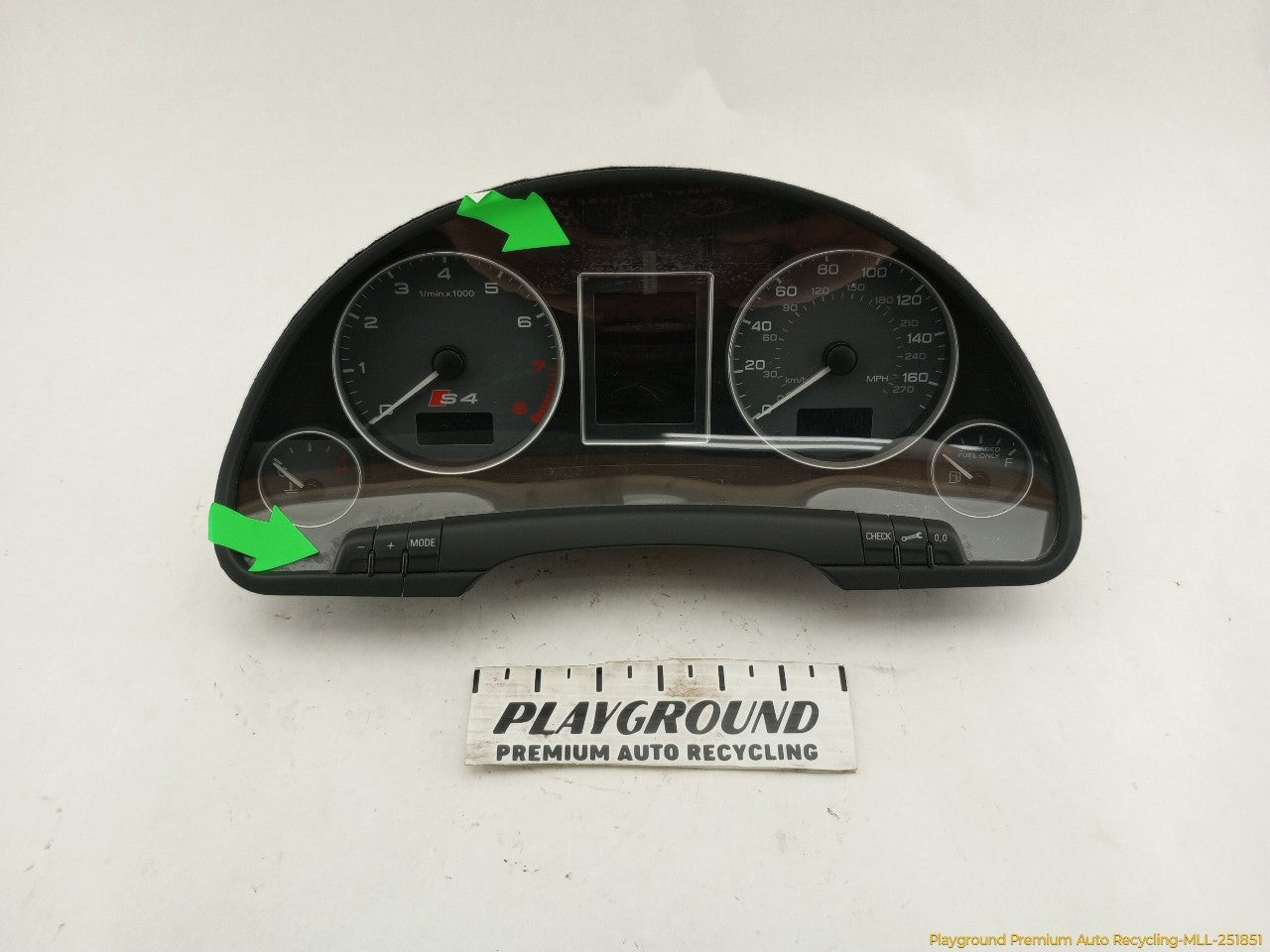 Audi S4 Instrument Cluster Speedometer