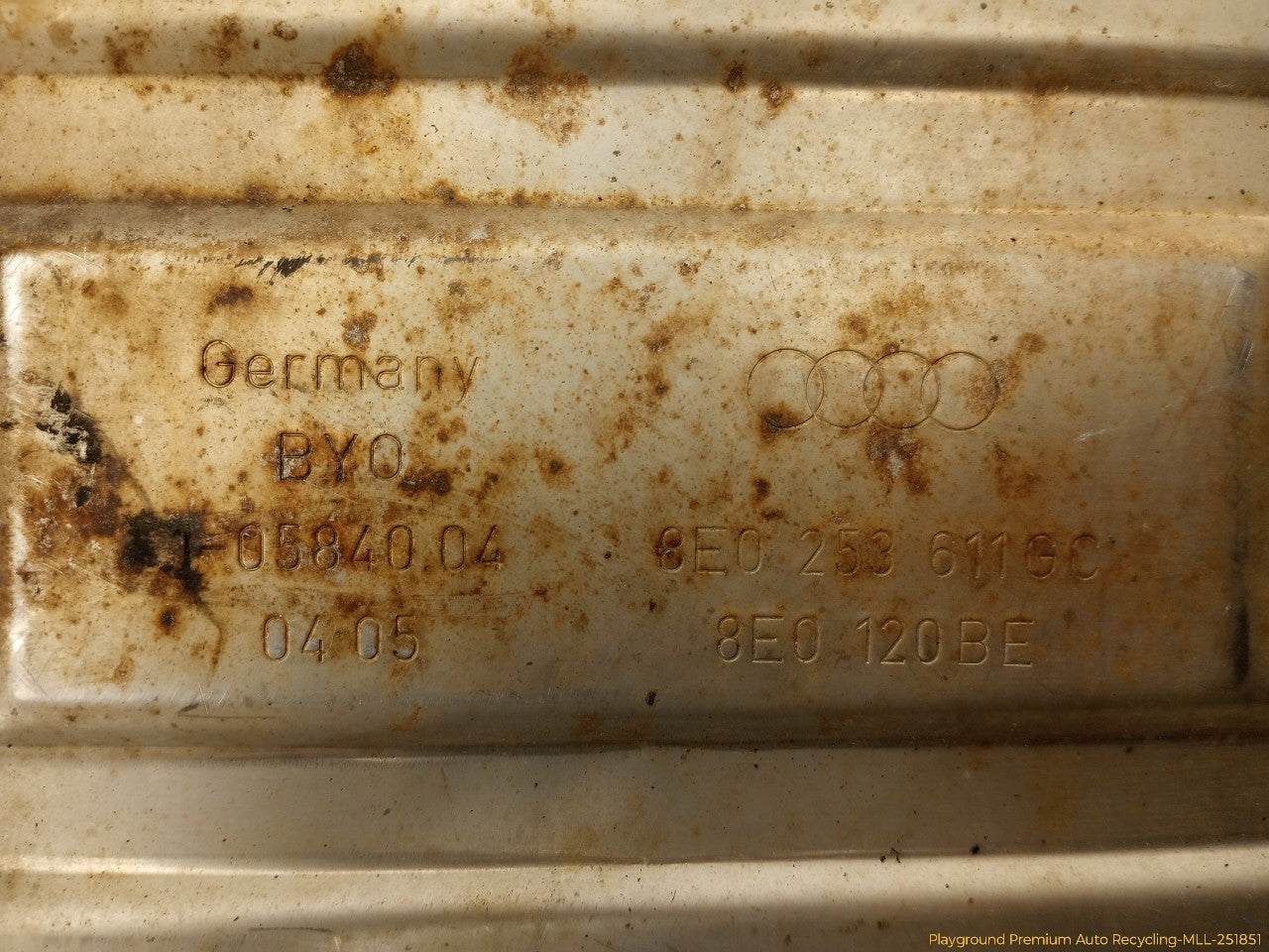 Audi S4 Driver Left Exhaust Muffler