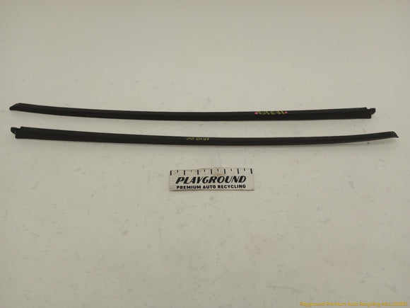 Audi S4 Pair Of Front Window Belt Strip Moldings