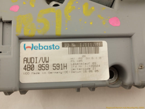 Audi S4 Sunroof Motor