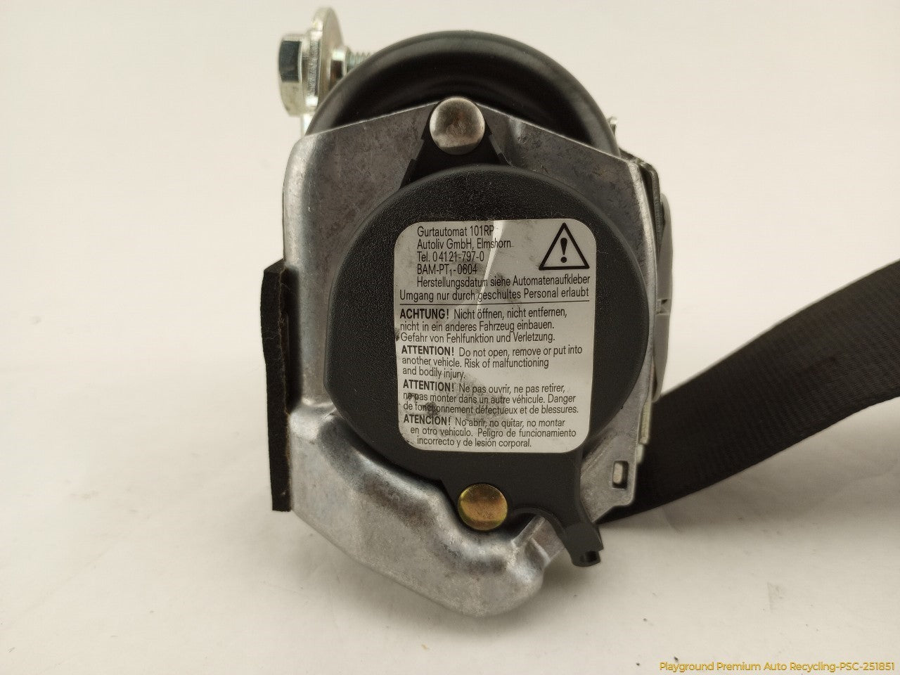 Audi S4 Pair Of Rear Seat Belt Retractors