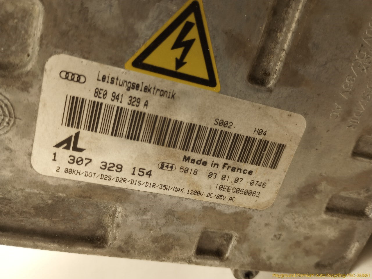 Audi S4 Driver Left Head Lamp