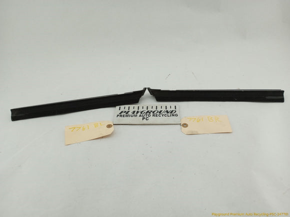 Ford Mustang Pair Of Rear Exterior Quarter Glass Molding Trim