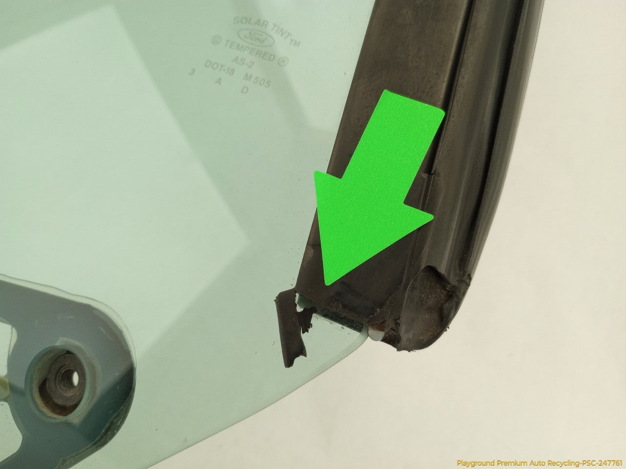 Ford Mustang Passenger Right Rear Quarter Window Glass