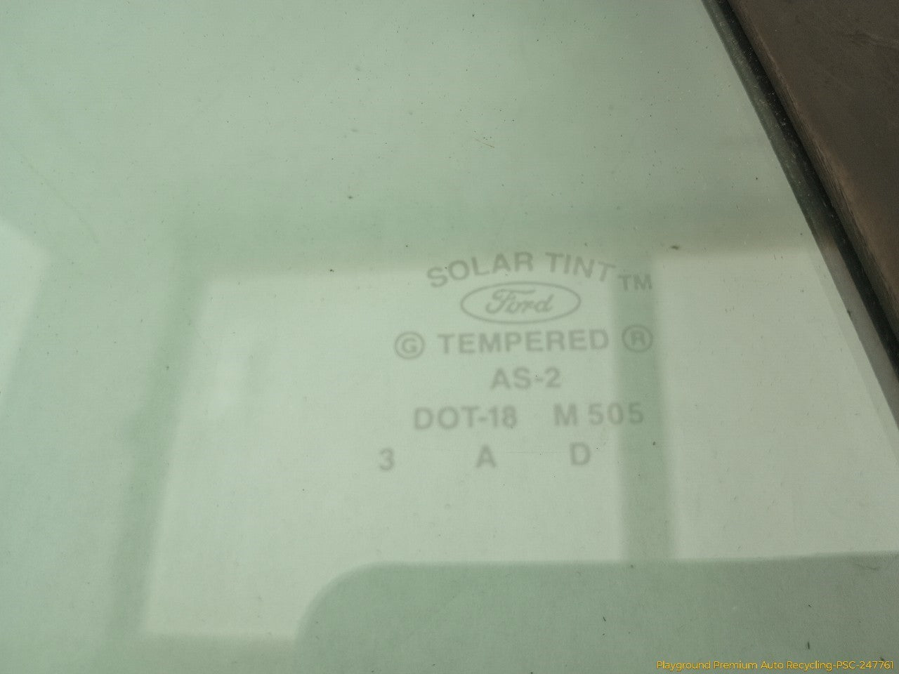 Ford Mustang Passenger Right Rear Quarter Window Glass