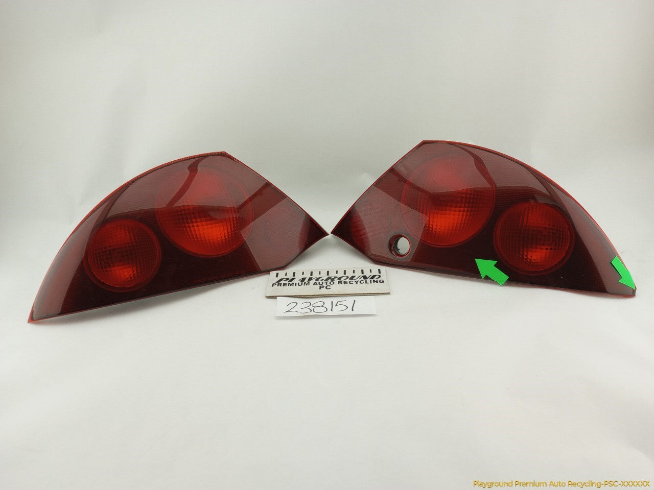Mitsubishi Eclipse Pair Of Rear Tail Lamps