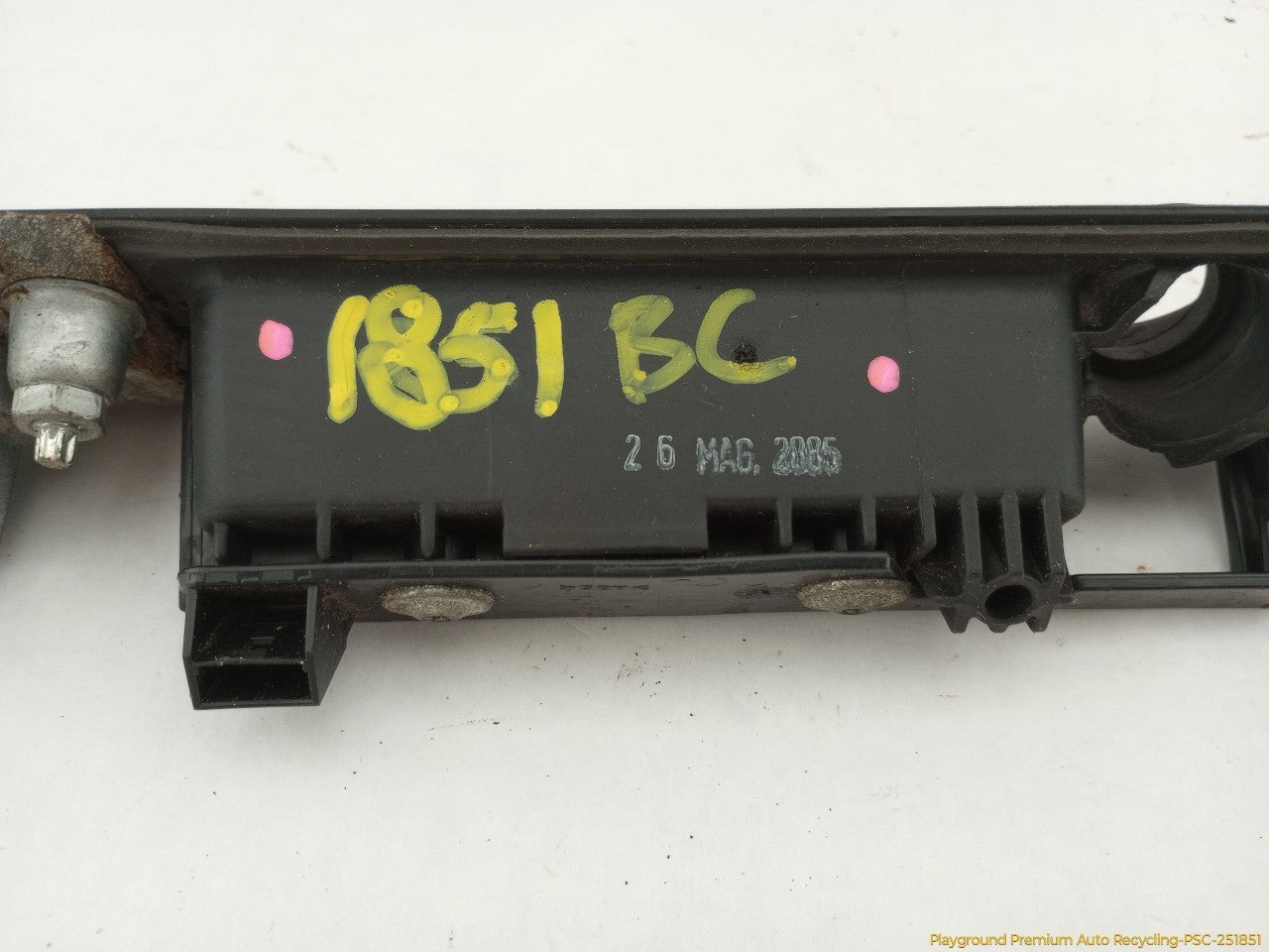 Audi S4 Trunk License Plate Light Handle Trim